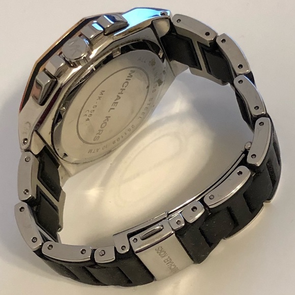 Michael Kors Watch Black & Swarovski Crystals - Picture 3 of 9